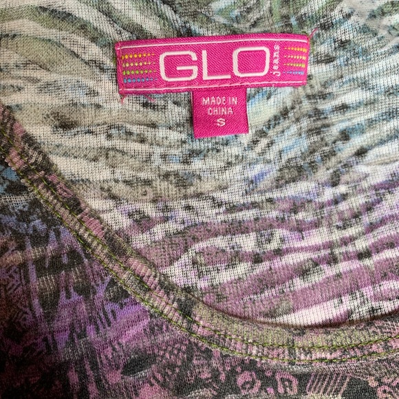 Glo Jeans Multicolored Zebra Print Y2K Tank Top - Picture 7 of 8